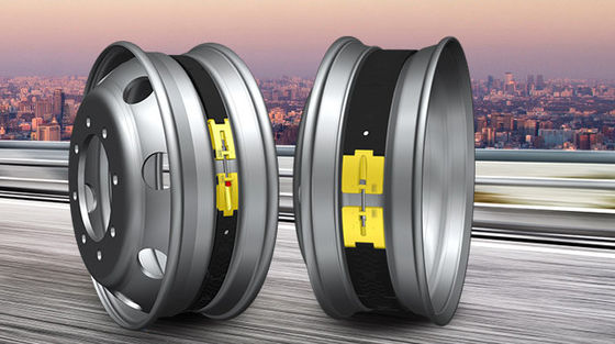 Stellen de looppas Vlakke Banden voor Pantserwagen Vlakke Apparatensteun Ring System in werking