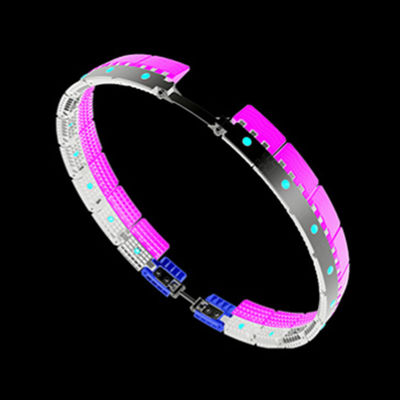 Stellen de looppas Vlakke Banden voor Pantserwagen Vlakke Apparatensteun Ring System in werking