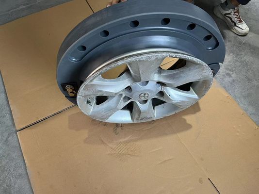 Het gepantserde Lekke band van de Voertuigenlooppas neemt de Kogelvrije Systemen van Runflat van de Noodsituatieveiligheid op