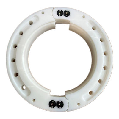 Het witte Polymeer stelt Vlakke van het de Kogelbewijs van Wieltussenvoegsels Vlakke de Bandbescherming in werking