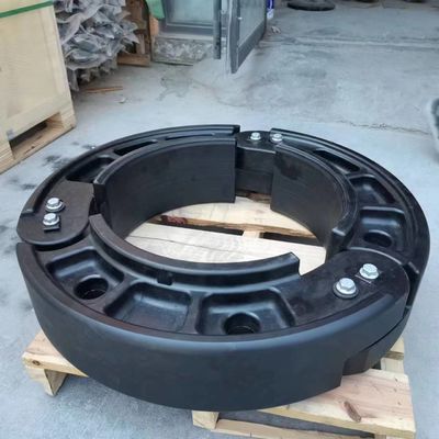 20 inch militair pantservoertuig zware velg platte band speciale band platte band